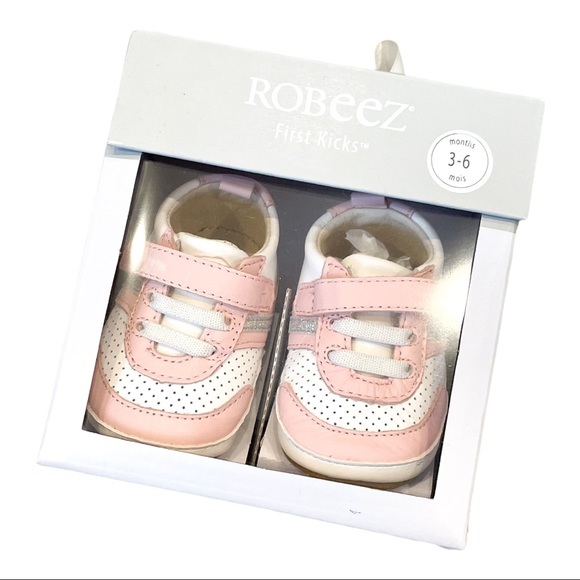 Robeez Other - ROBEEZ First Kicks Baby Girl Everday Shoes - 3-6 M